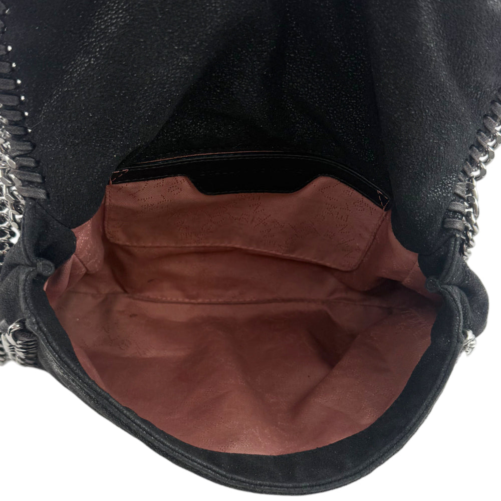 STELLA McCARTNEY Falabella Black 2 Way Chain Shoulder Hand Bag LHQ1169