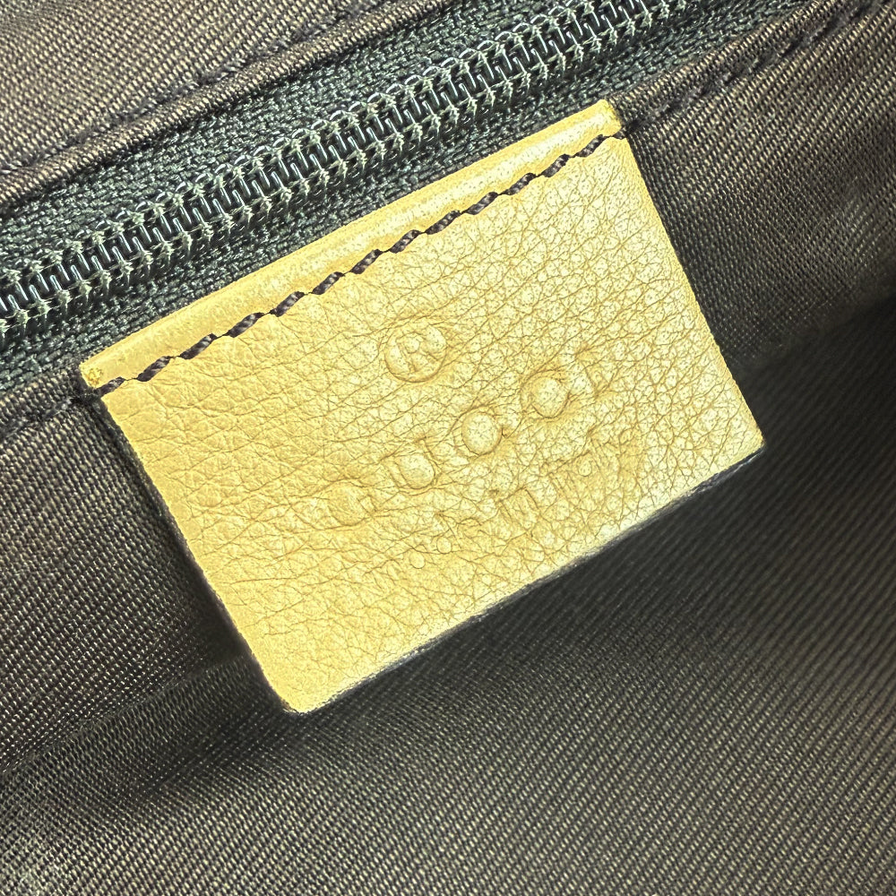 GUCCI Abbey GG Brown Canvas Shoulder Bag LHQ1174