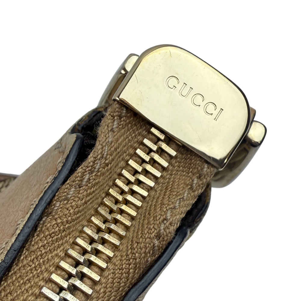 GUCCI Abbey GG Brown Canvas Shoulder Bag LHQ1174