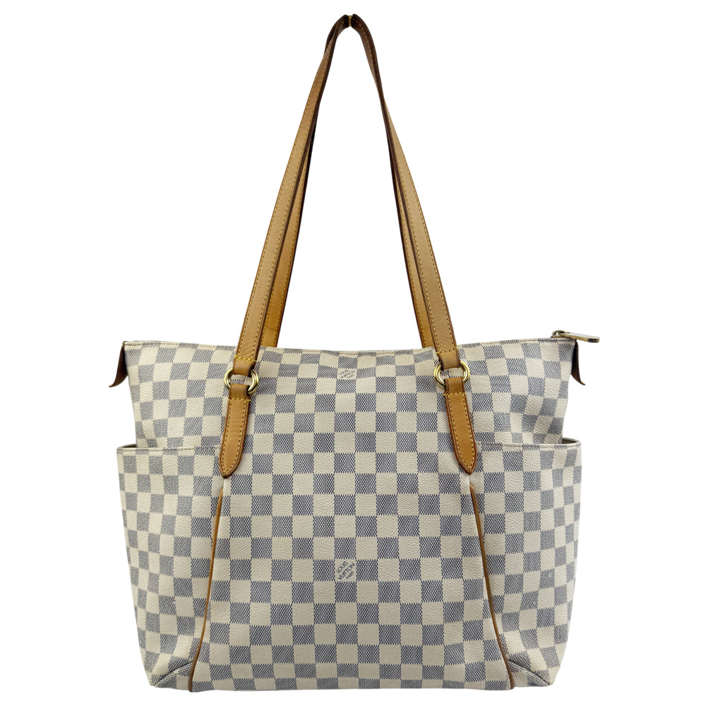 LOUIS VUITTON Totally MM Damier Azur Tote Shoulder Bag LHQ1180