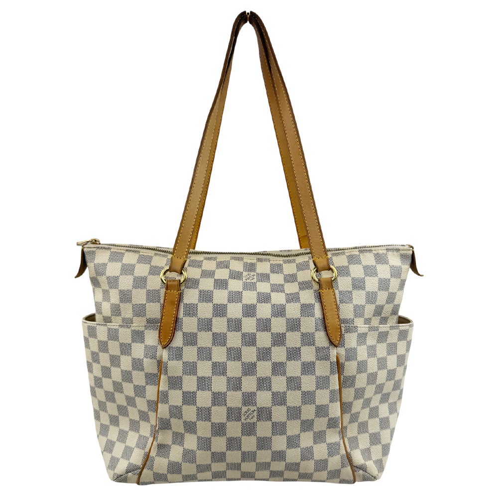 LOUIS VUITTON Totally MM Damier Azur Tote Shoulder Bag LHQ1180