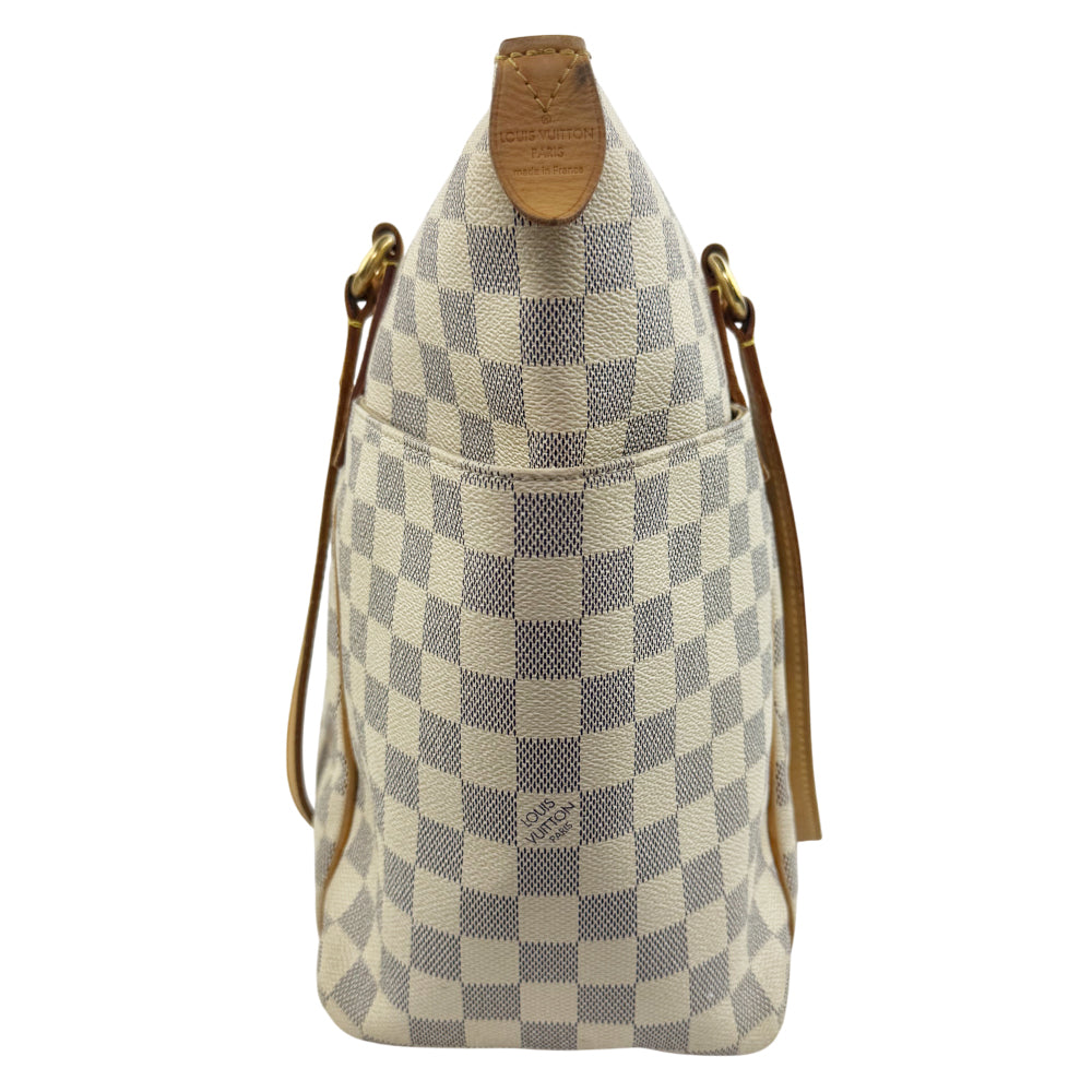 LOUIS VUITTON Totally MM Damier Azur Tote Shoulder Bag LHQ1180