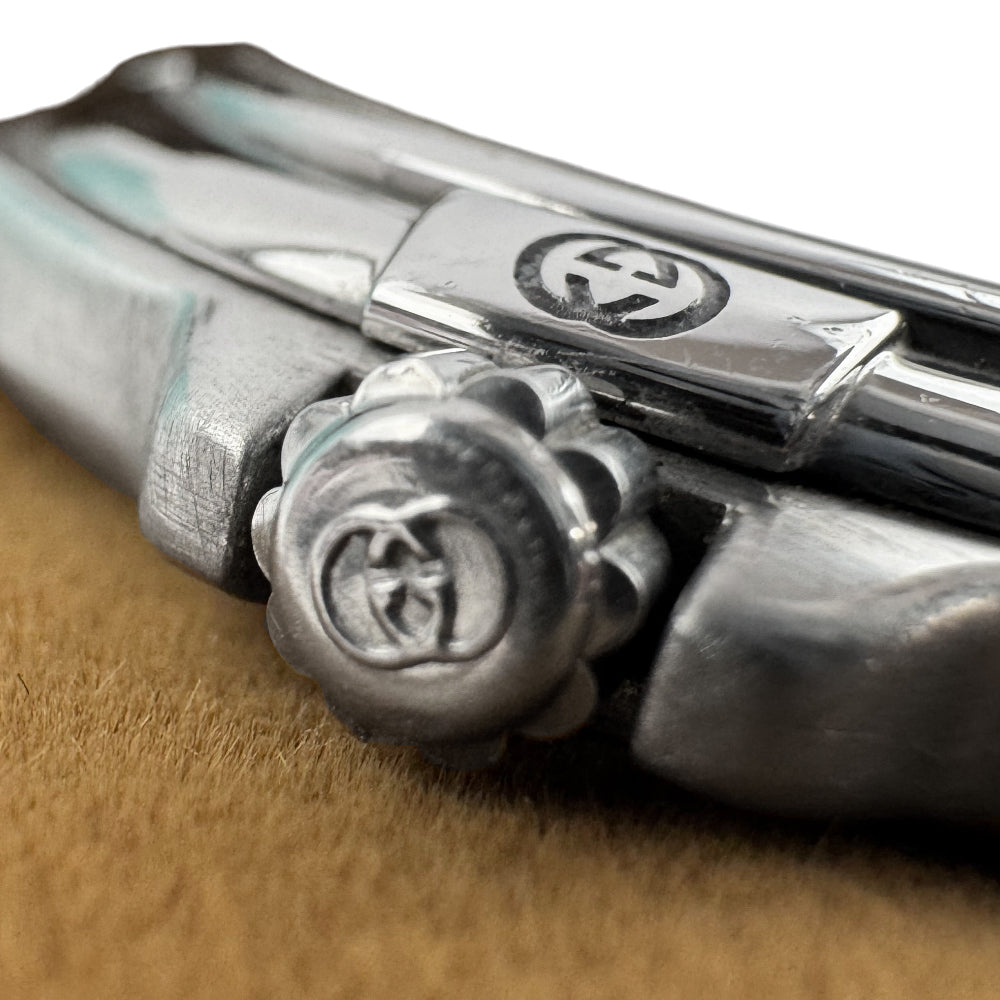 GUCCI Silver Steel Men's Quartz Watch LHQ1183