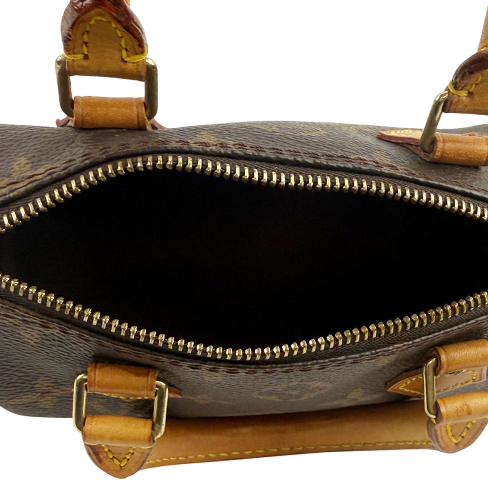 LOUIS VUITTON Mini Nano Speedy Shoulder Bag LHQ1184