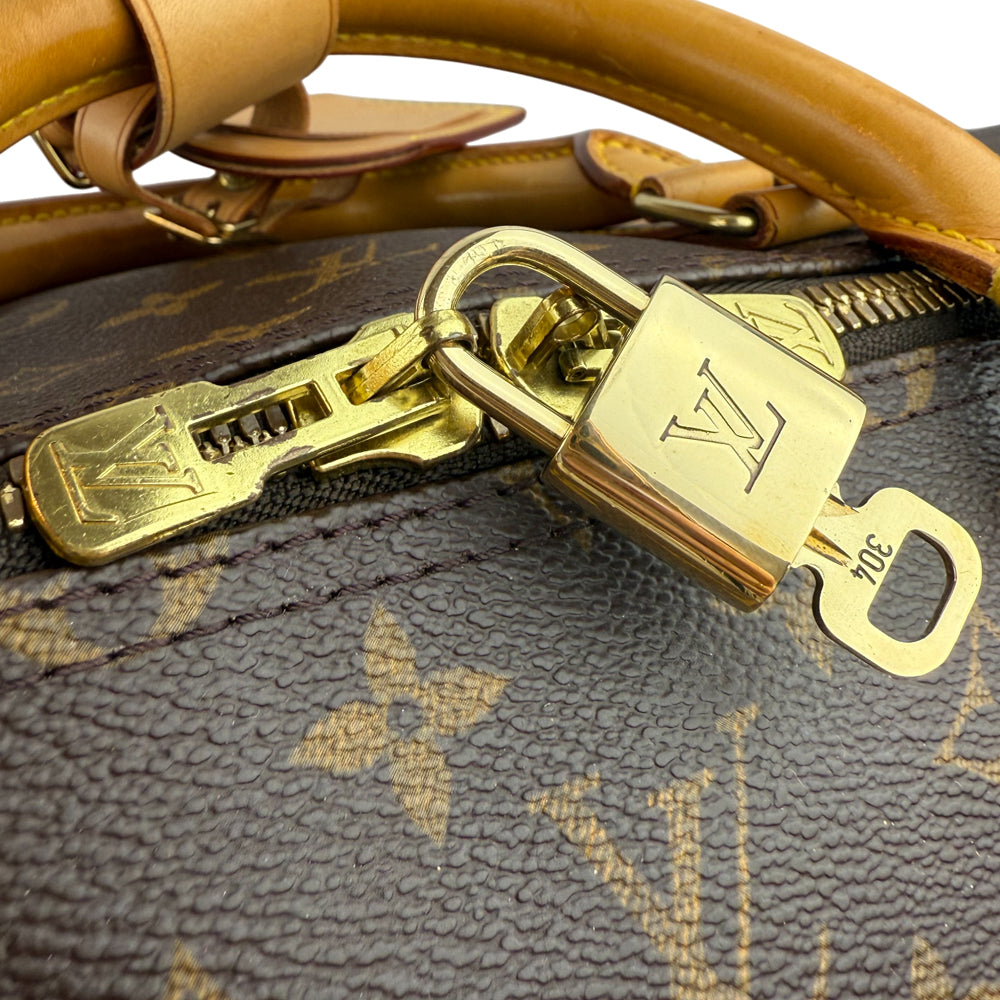 LOUIS VUITTON Monogram Keepall 55 Duffel Bag LHQ1186