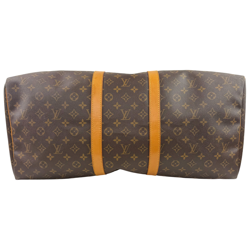 LOUIS VUITTON Monogram Keepall 55 Duffel Bag LHQ1186