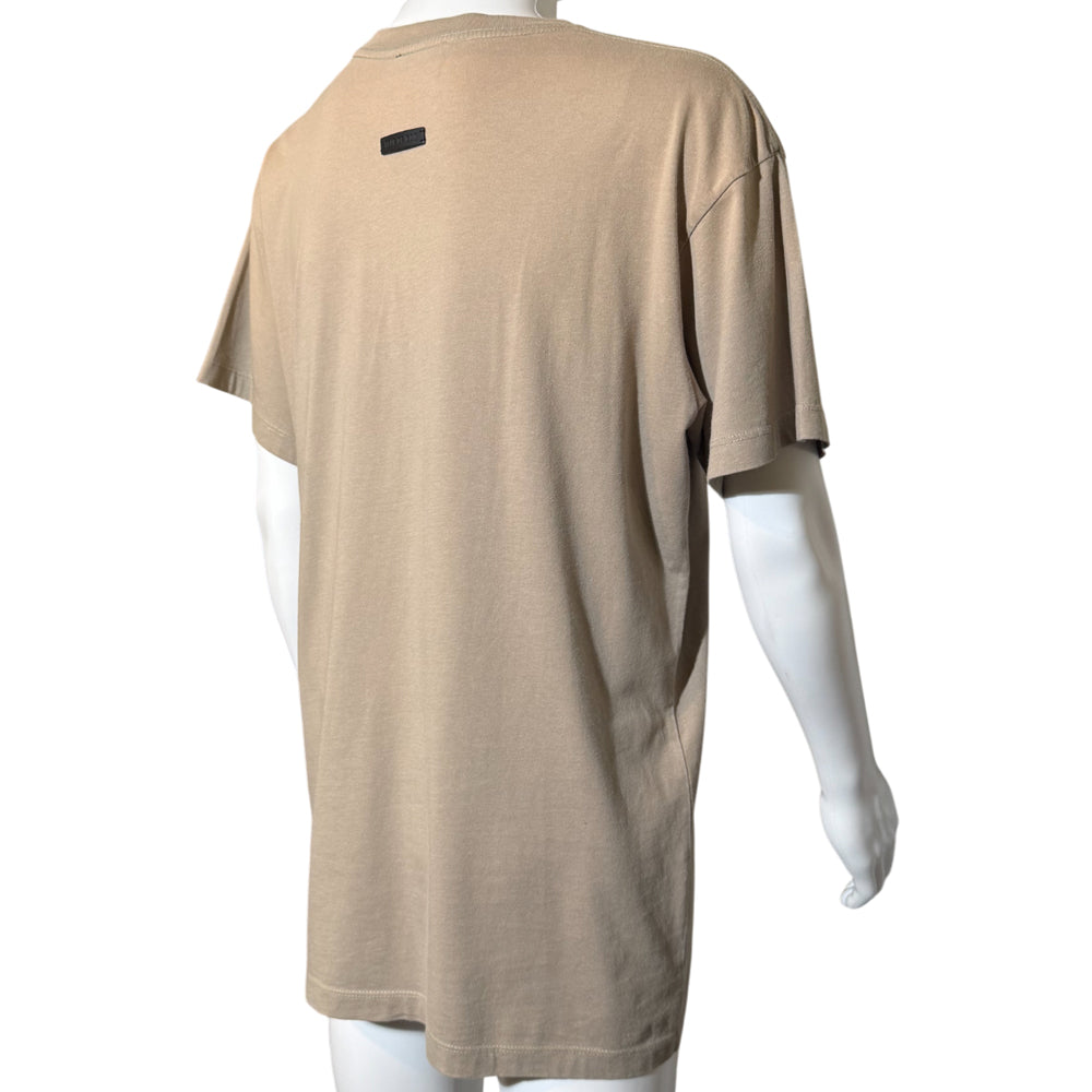 FEAR OF GOD BEIGE FG T SHIRT MENS SIZE M LHQ1190