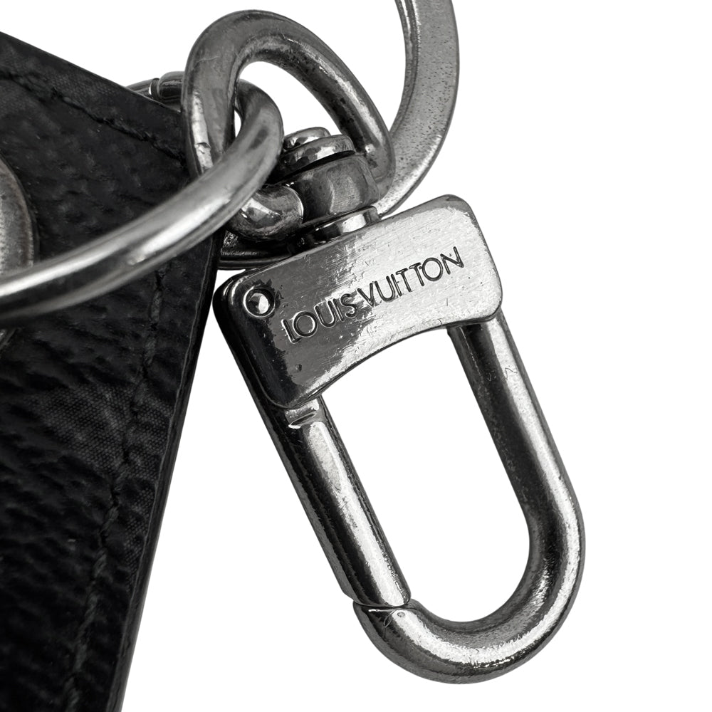 LOUIS VUITTON Eclipse Monogram Keyring Bagcharm LHQ1212