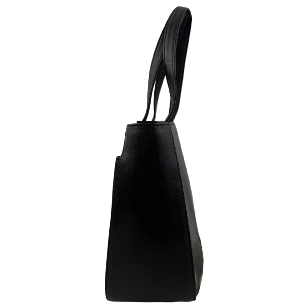 BURBERRY Black Leather Handbag LHQ1214