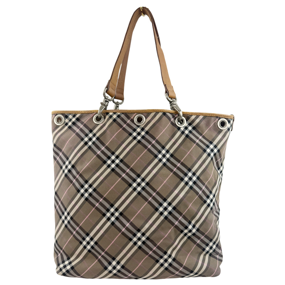 BURBERRY Nova Check Reversible Tote Shoulder Bag LHQ1223
