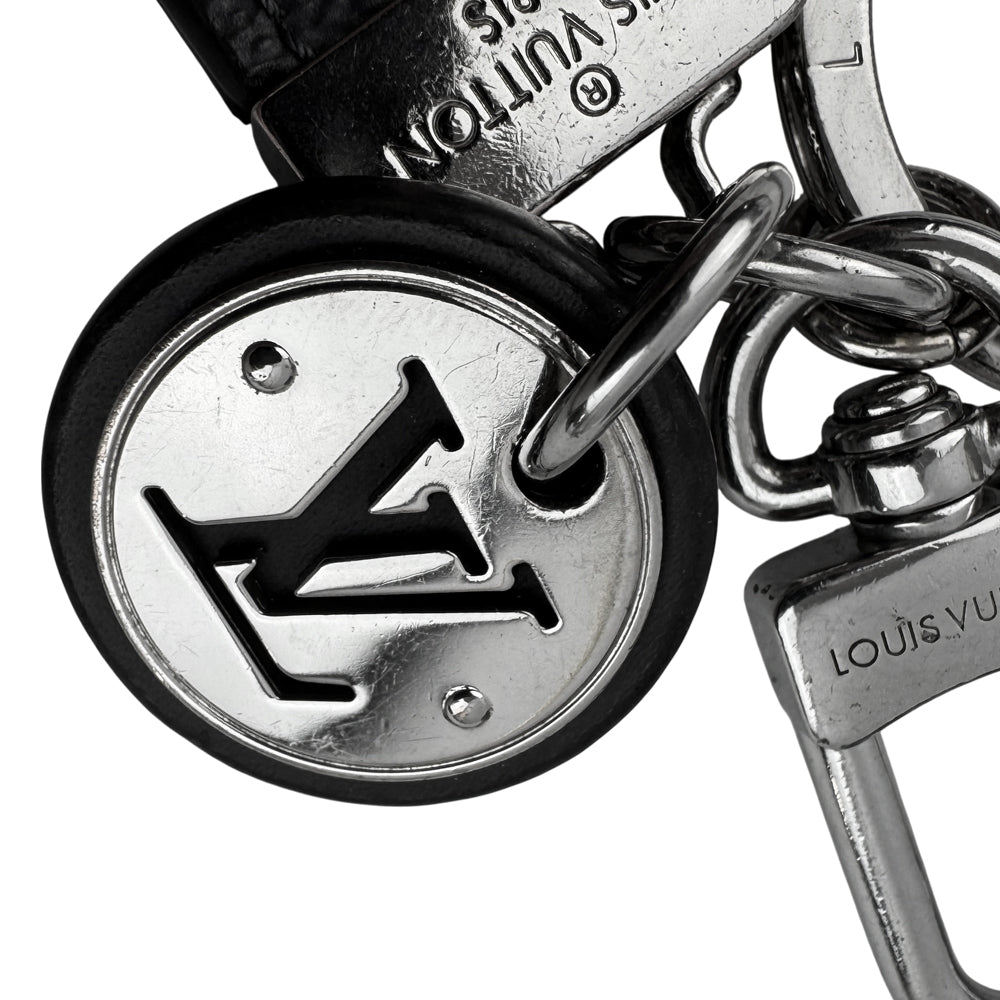 LOUIS VUITTON Eclipse Monogram Keyring Bagcharm LHQ1237