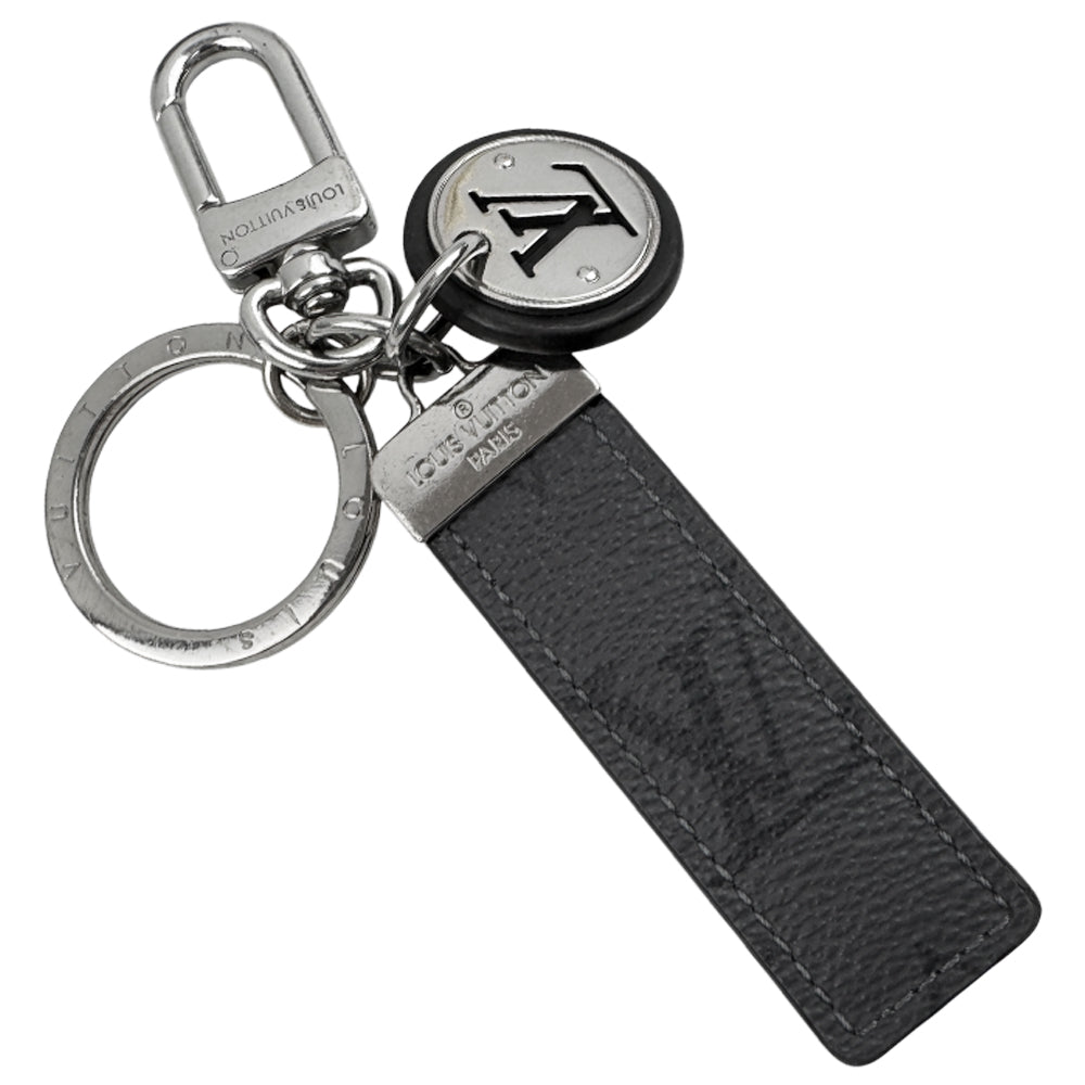 LOUIS VUITTON Eclipse Monogram Keyring Bagcharm LHQ1237