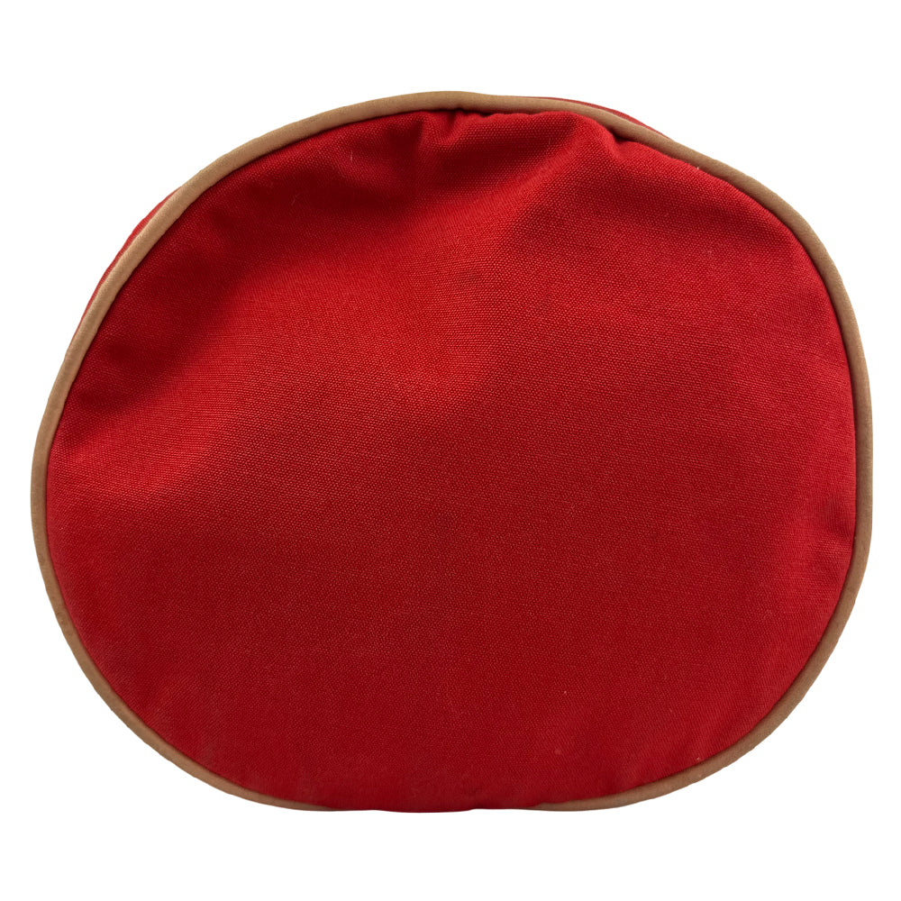 HERMES Polochon Mimil GM Red Canvas Shoulder Bag LHQ1238