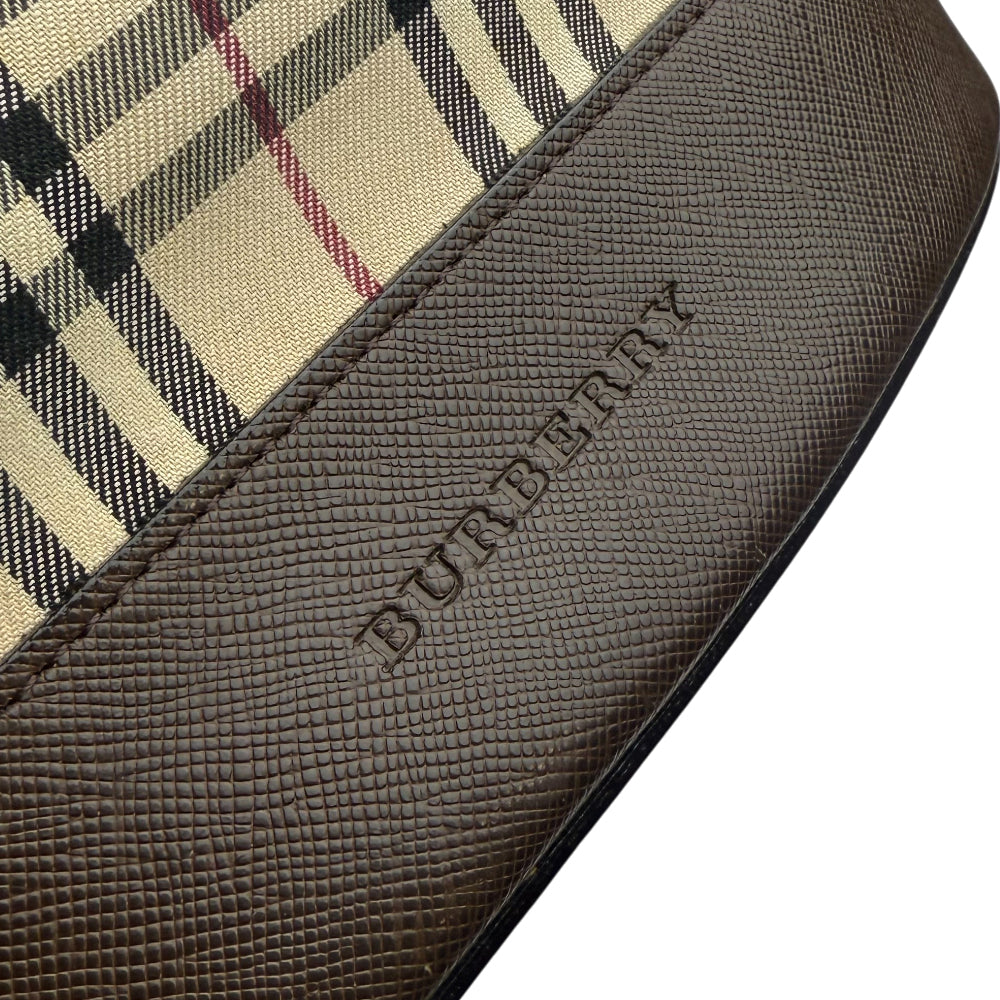 BURBERRY Nova Check Tote Shoulder Bag LHQ1241