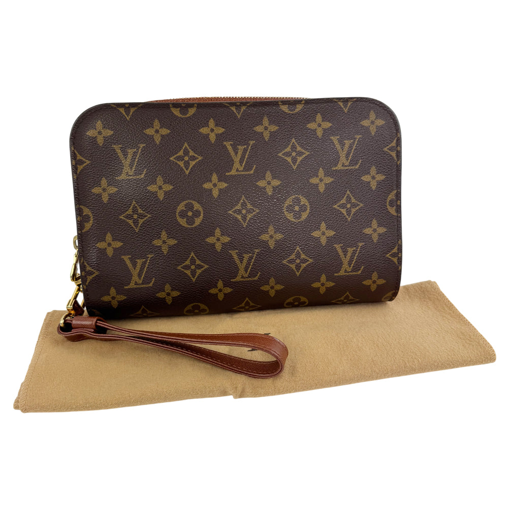 LOUIS VUITTON Monogram Orsay Clutch Pouch Pochette Bag LHQ1252