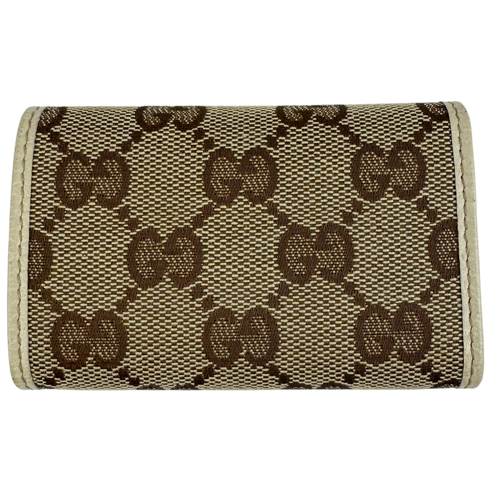 GUCCI GG Brown Canvas 6 Point Key Holder LHQ1258