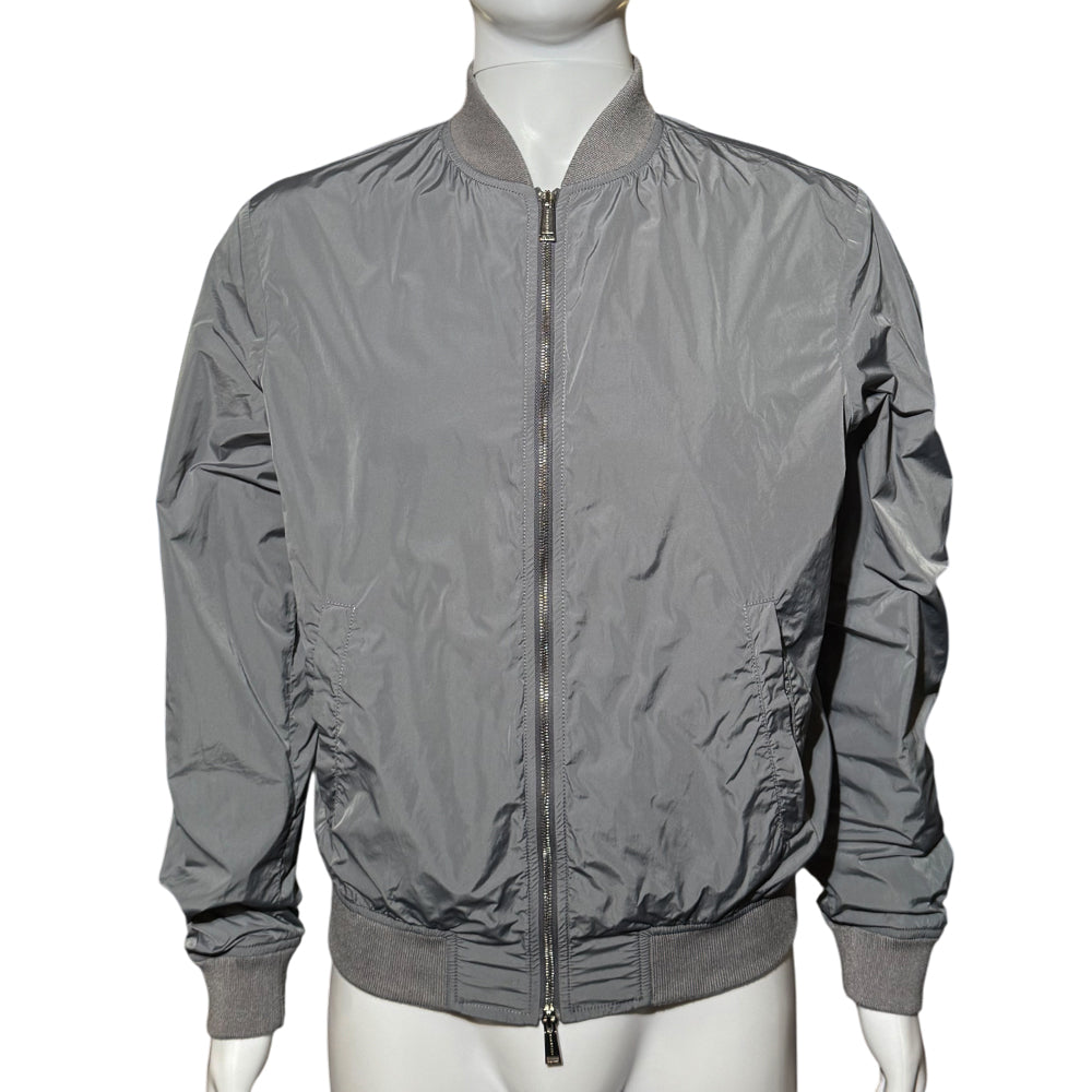 DSQUARED2 Grey Bomber Jacket Size 50 (M/L) LHQ1261