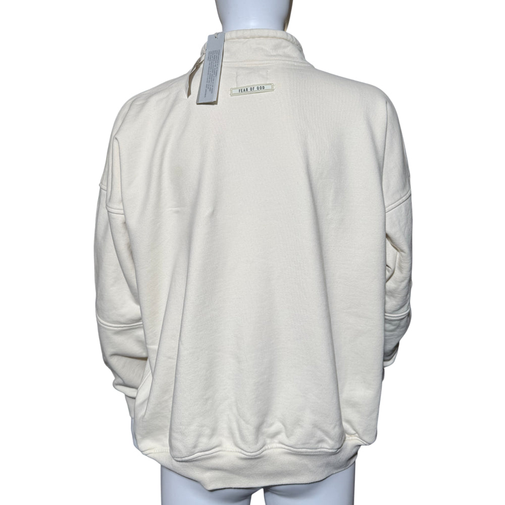 FEAR OF GOD FG 6th Collection Mock Neck Cream Pullover Jumper Size L LHQ1264