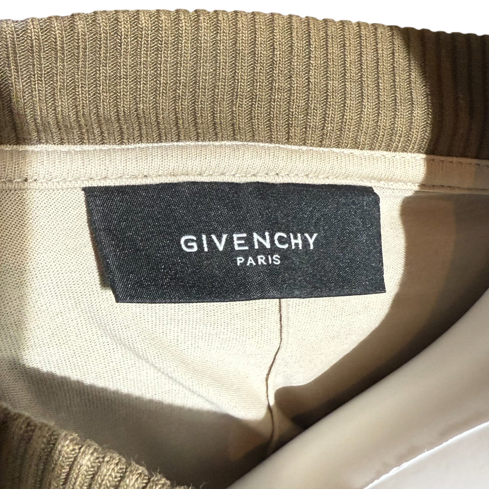 GIVENCHY Green Long Sleeve Cropped Jumper T-Shirt Size M LHQ1272