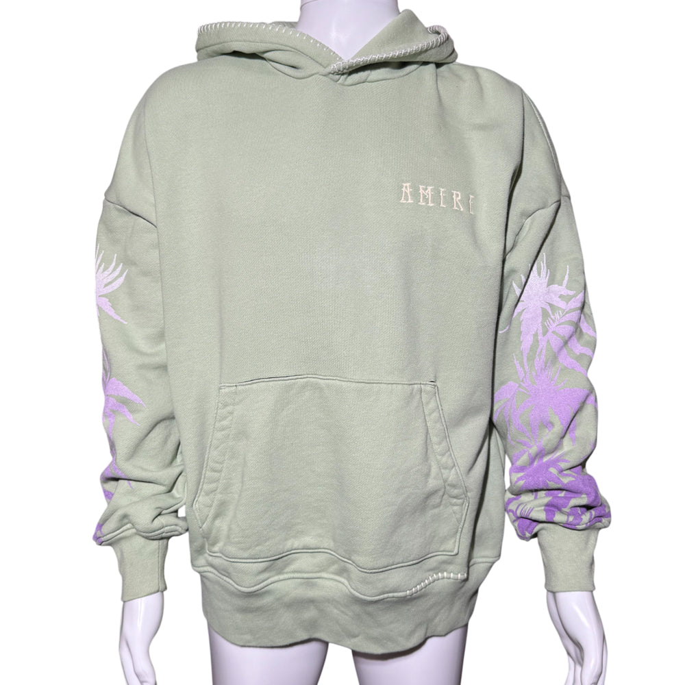 AMIRI Eternal Happiness Oversized Green Hoodie Size S LHQ1273