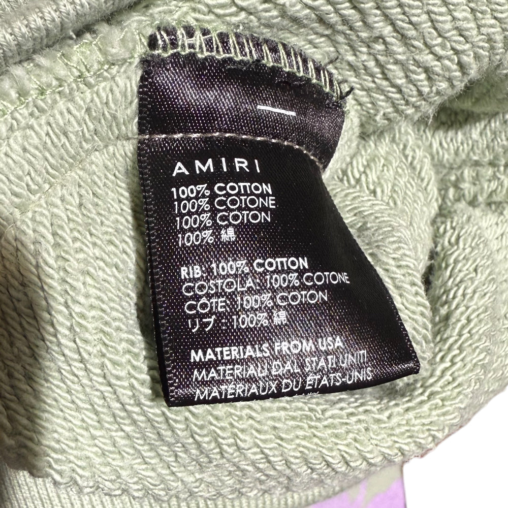 AMIRI Eternal Happiness Oversized Green Hoodie Size S LHQ1273