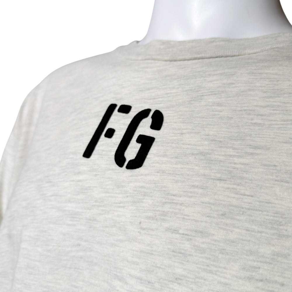 FEAR OF GOD Marl Grey T-Shirt Size M LHQ1275