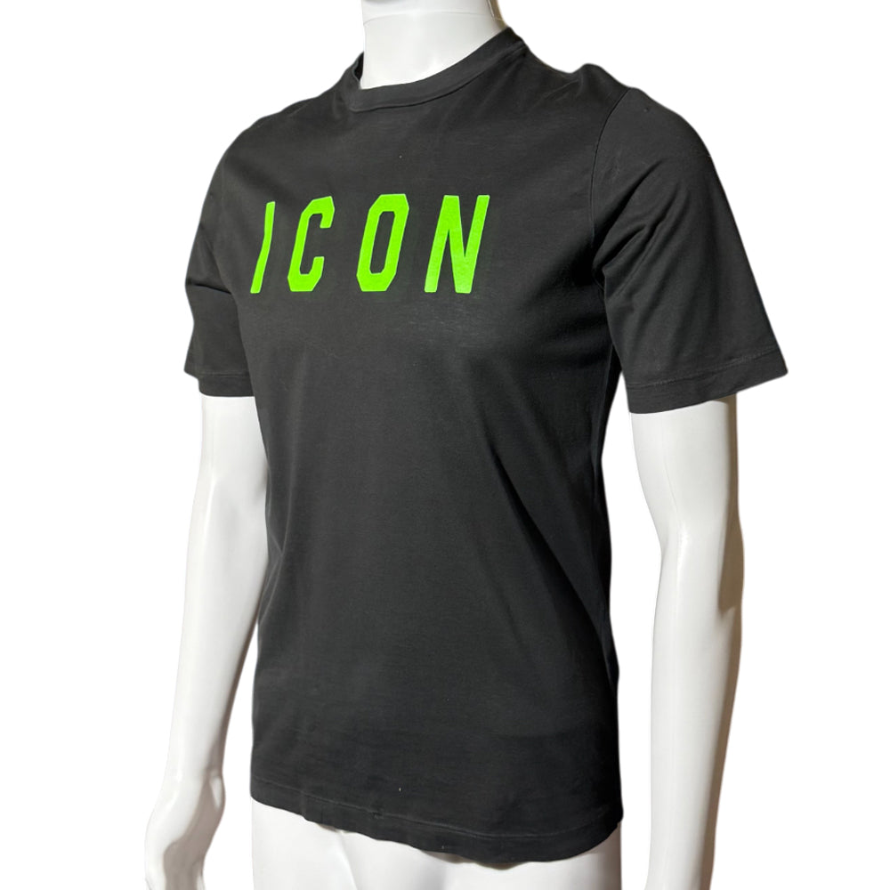 DSQUARED2 Black ICON T-Shirt Size M LHQ1276