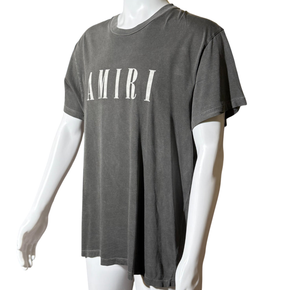 AMIRI Grey Logo T-Shirt Size M LHQ1277
