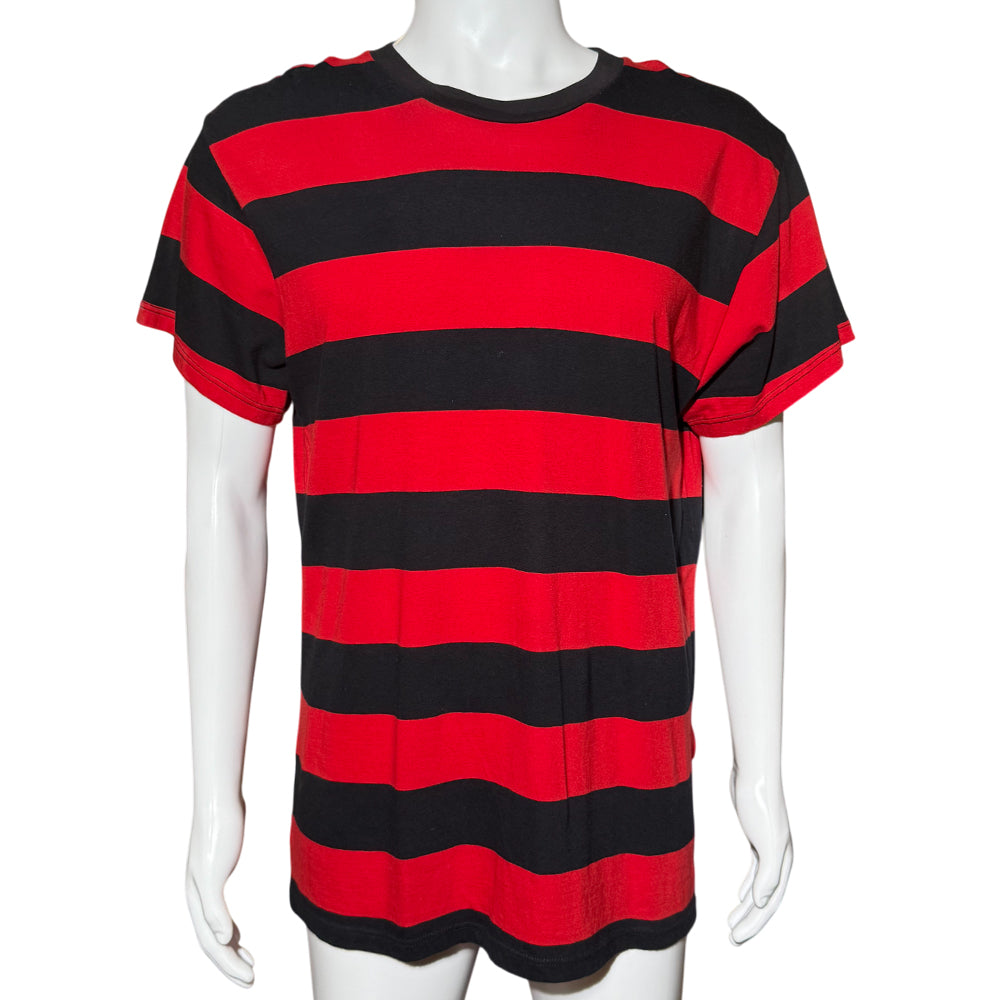 AMIRI Red/Black Striped T-Shirt Size M LHQ1279