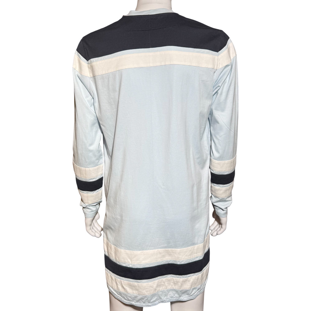 GIVENCHY Star Scoop Blue Long sleeve T-Shirt Size M/L LHQ1283