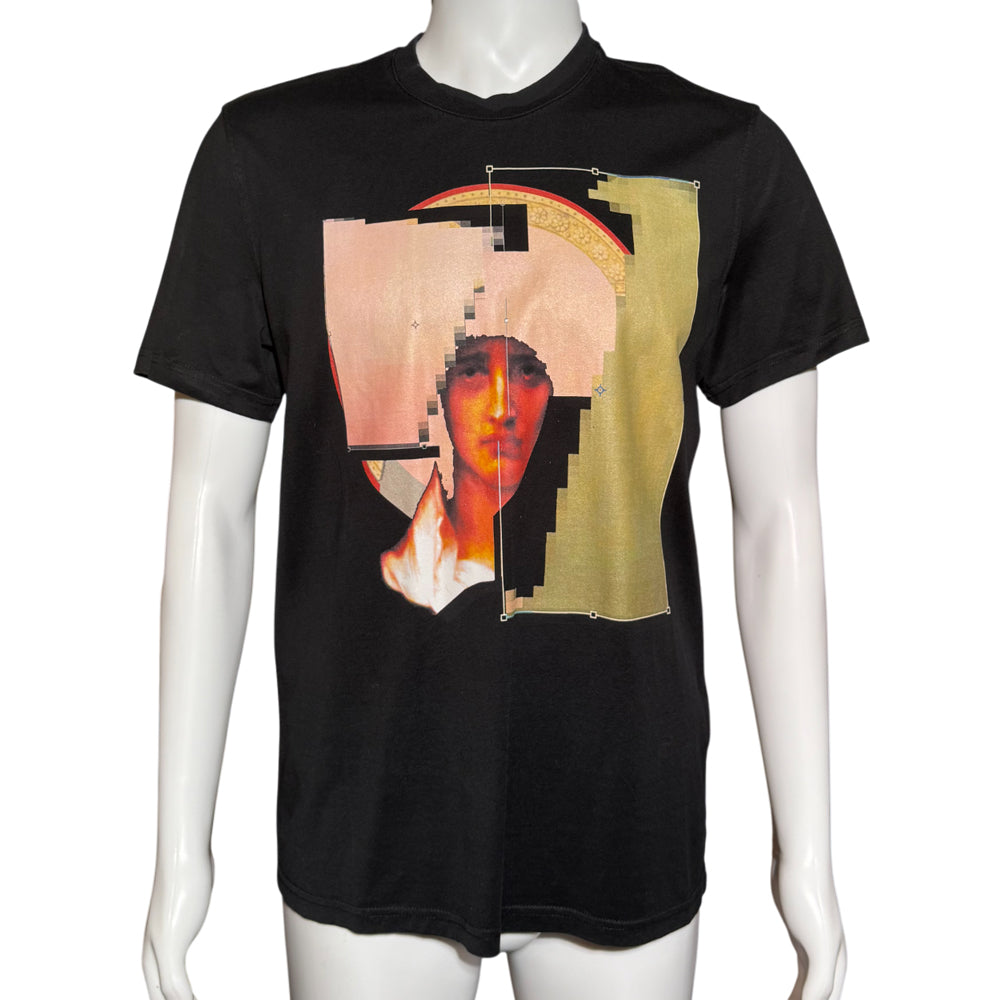 GIVENCHY Black Madonna T-Shirt Size M LHQ1285