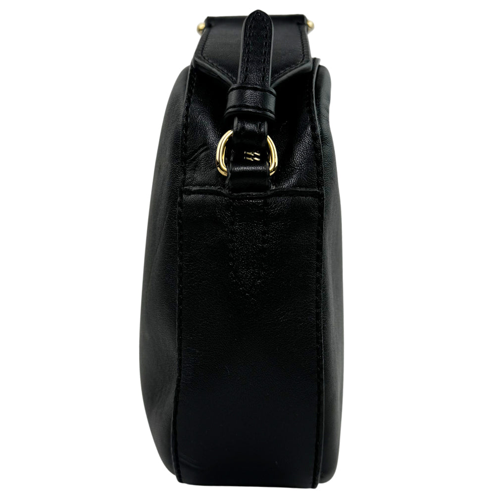 STELLA McCARTNEY Black Leather Shoulder Bag LHQ1290