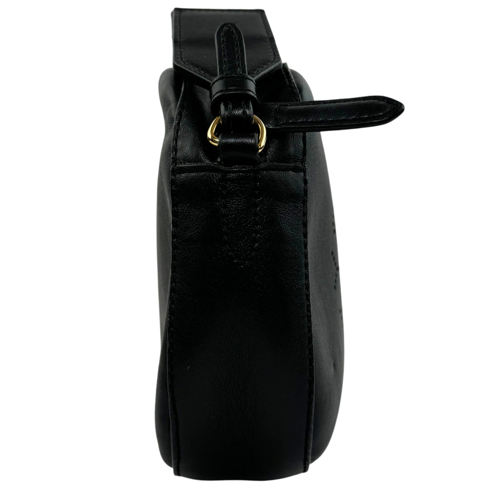 STELLA McCARTNEY Black Leather Shoulder Bag LHQ1290