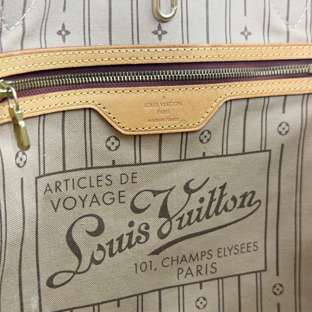 LOUIS VUITTON Neverfull MM Monogram Tote Shoulder Bag LHQ1298