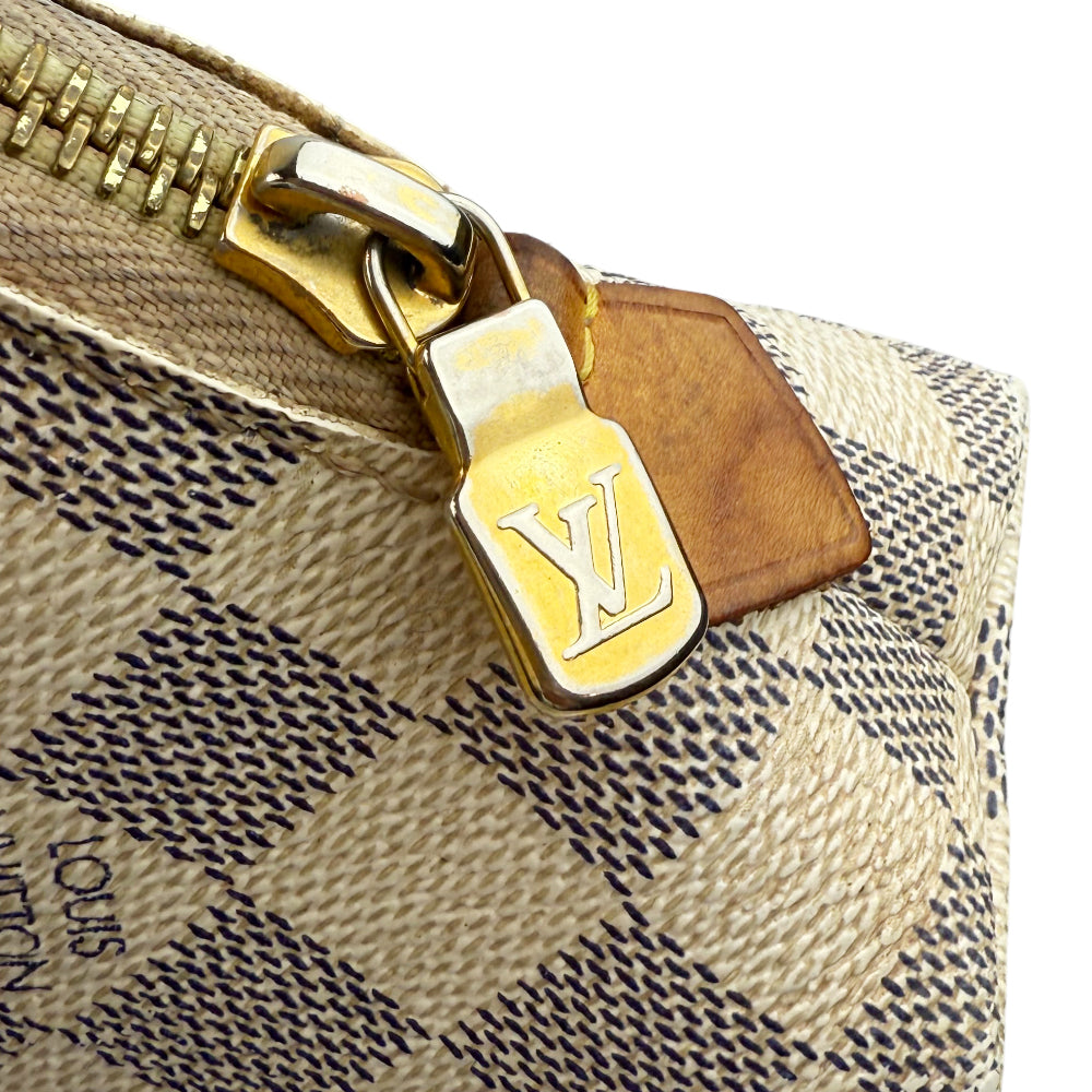 LOUIS VUITTON Damier Azur Cosmetic Pouch MM LHQ1299