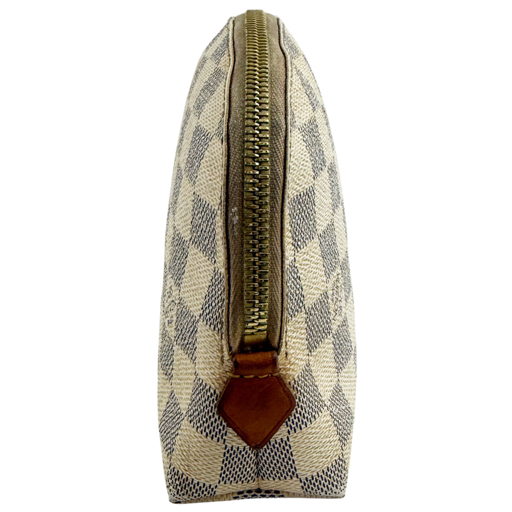LOUIS VUITTON Damier Azur Cosmetic Pouch MM LHQ1299