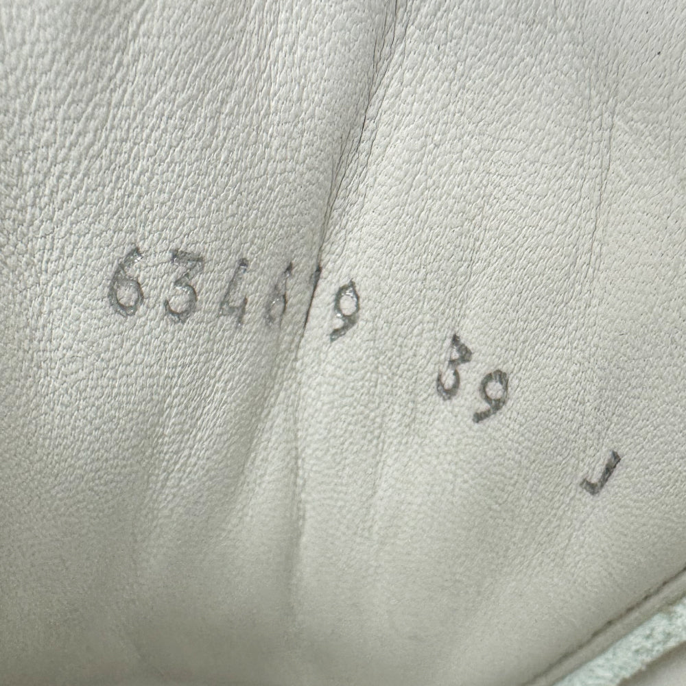 ALEXANDER McQUEEN White Leather Blue Suede Court Trainers Size 6 LHQ1300