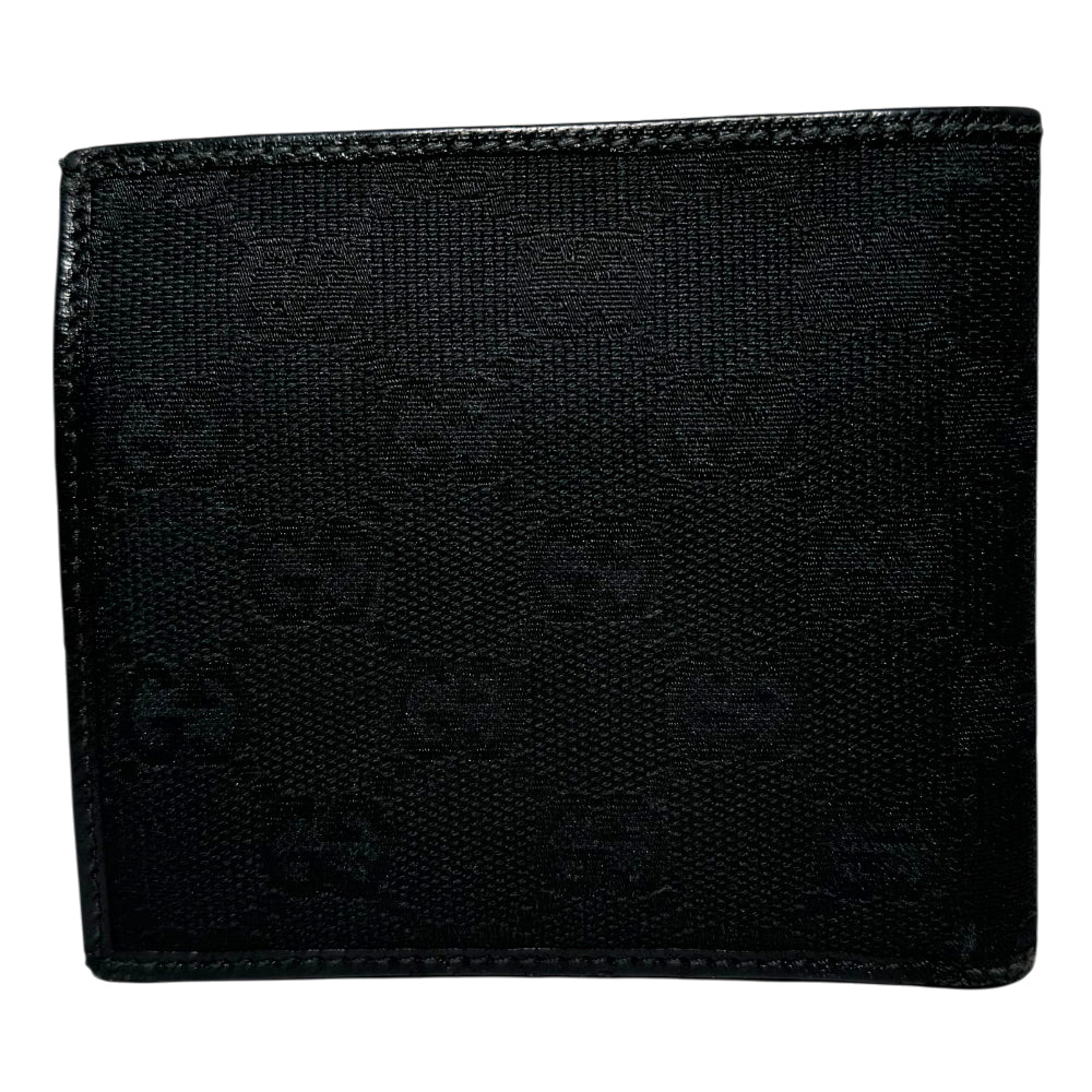 GUCCI Black GG Canvas Wallet LHQ1316