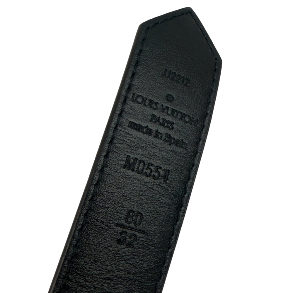 LOUIS VUITTON Monogram Flowergram Reversible Belt Size 32 LHQ1321