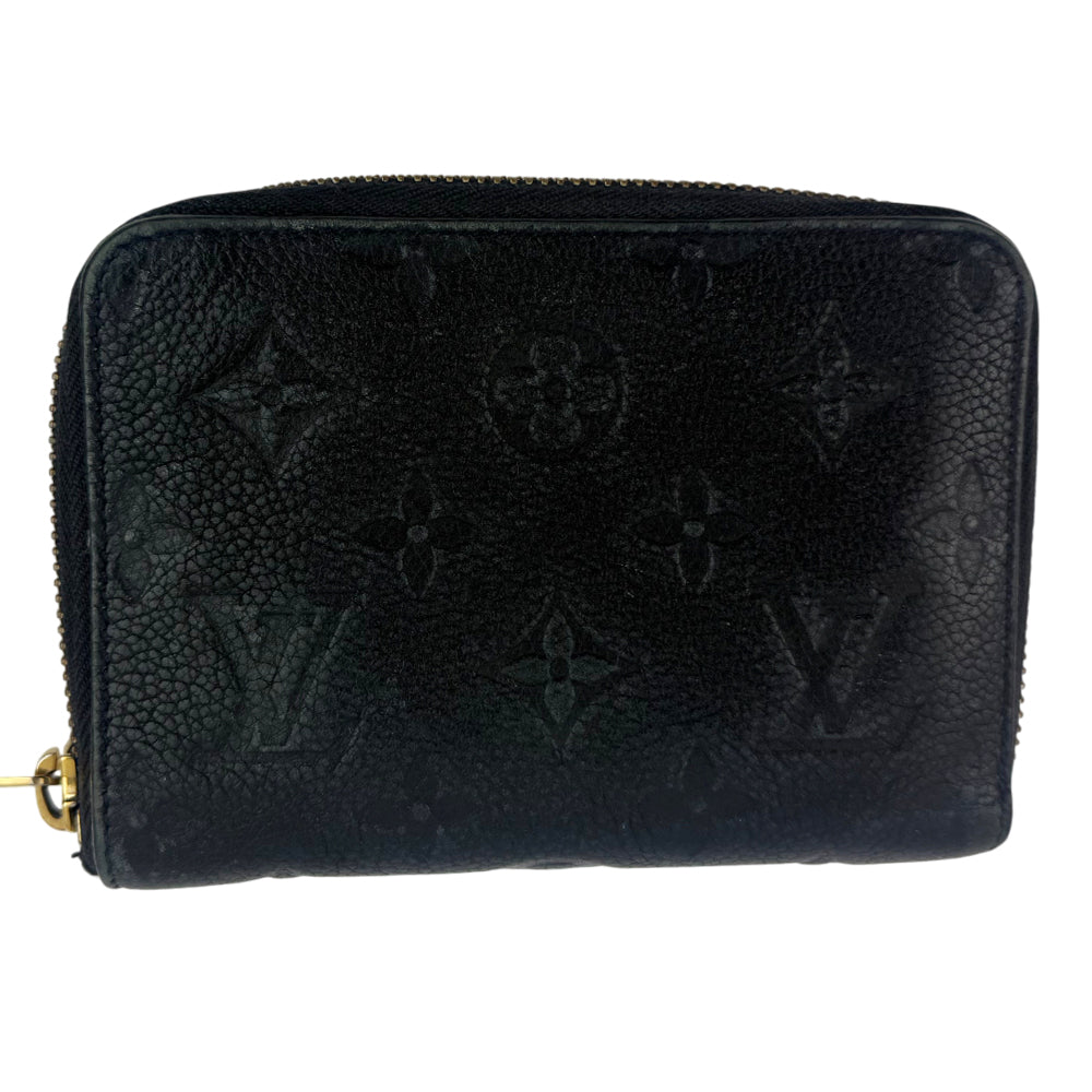 LOUIS VUITTON Empreinte Leather Navy Zippy Coin Purse LHQ1331