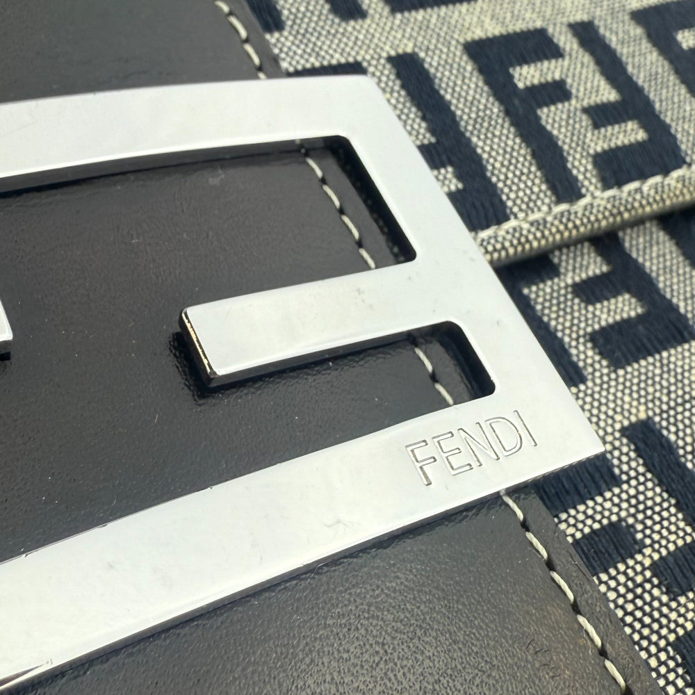 FENDI Zucca Canvas & Leather Long Purse LHQ1337