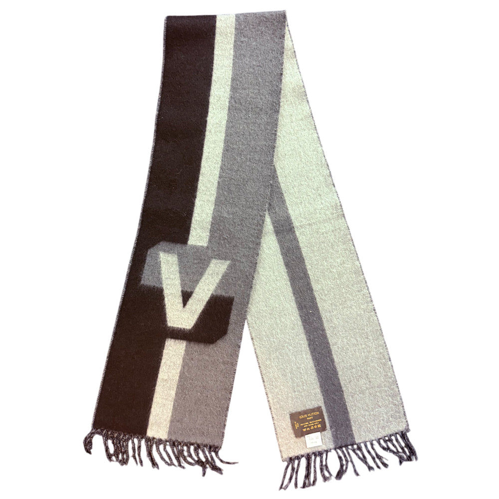 LOUIS VUITTON Cashmere & Wool Scarf LHQ1338