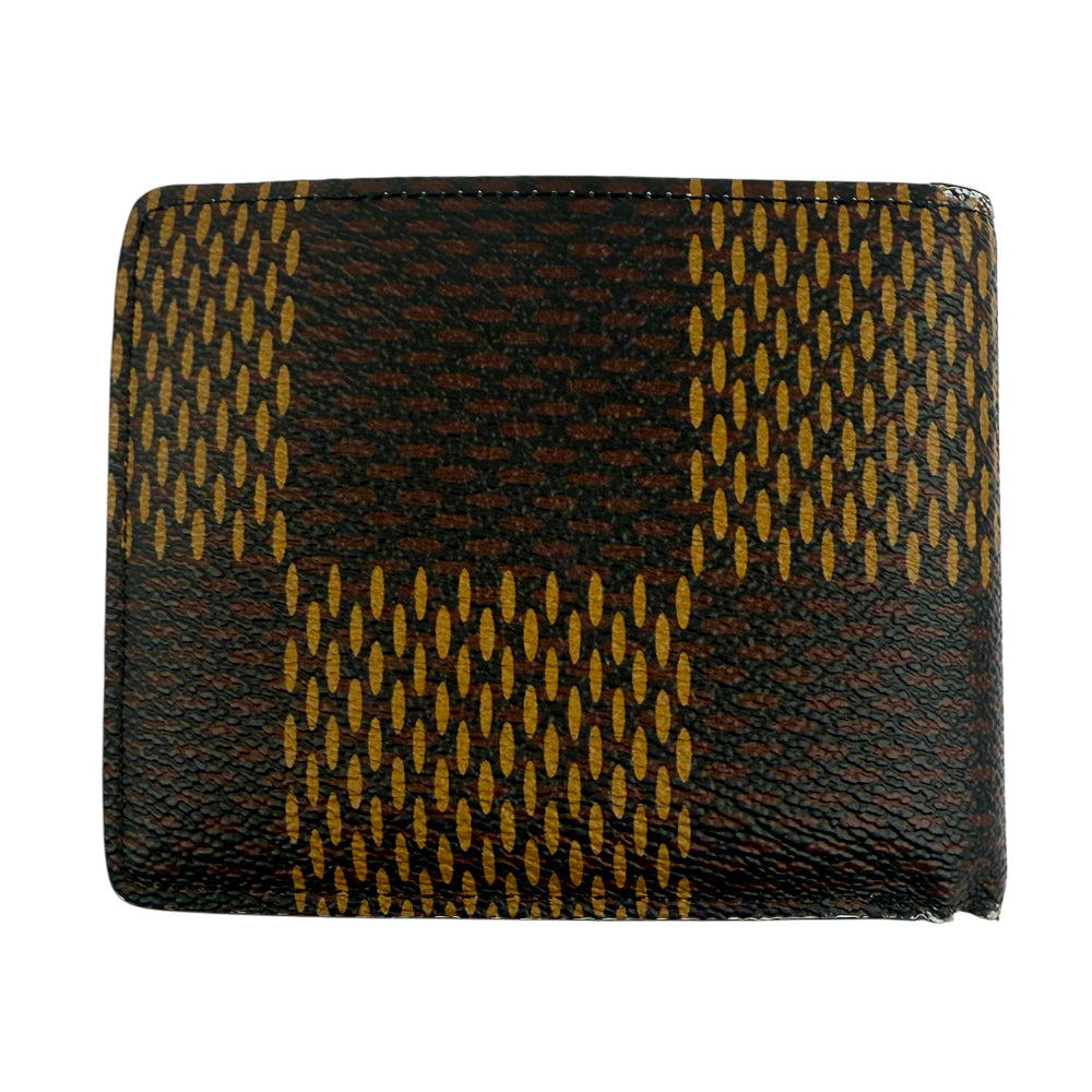 LOUIS VUITTON x Nigo Turtle Brown Wallet LHQ1339