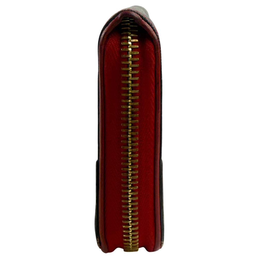 LOUIS VUITTON Monogram Retiro Cerise Zippy Long Purse LHQ1349