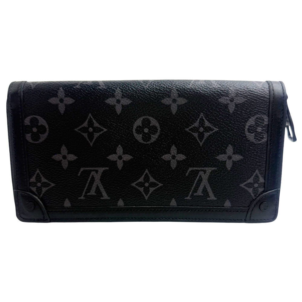 LOUIS VUITTON Zippy Trunk Monogram Graphite Purse Wallet LHQ1355
