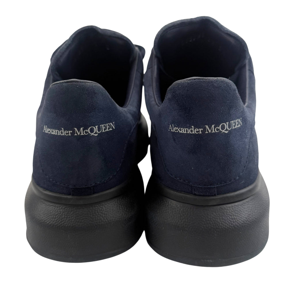 ALEXANDER McQUEEN Blue Suede Trainers Size 6 LHQ1362