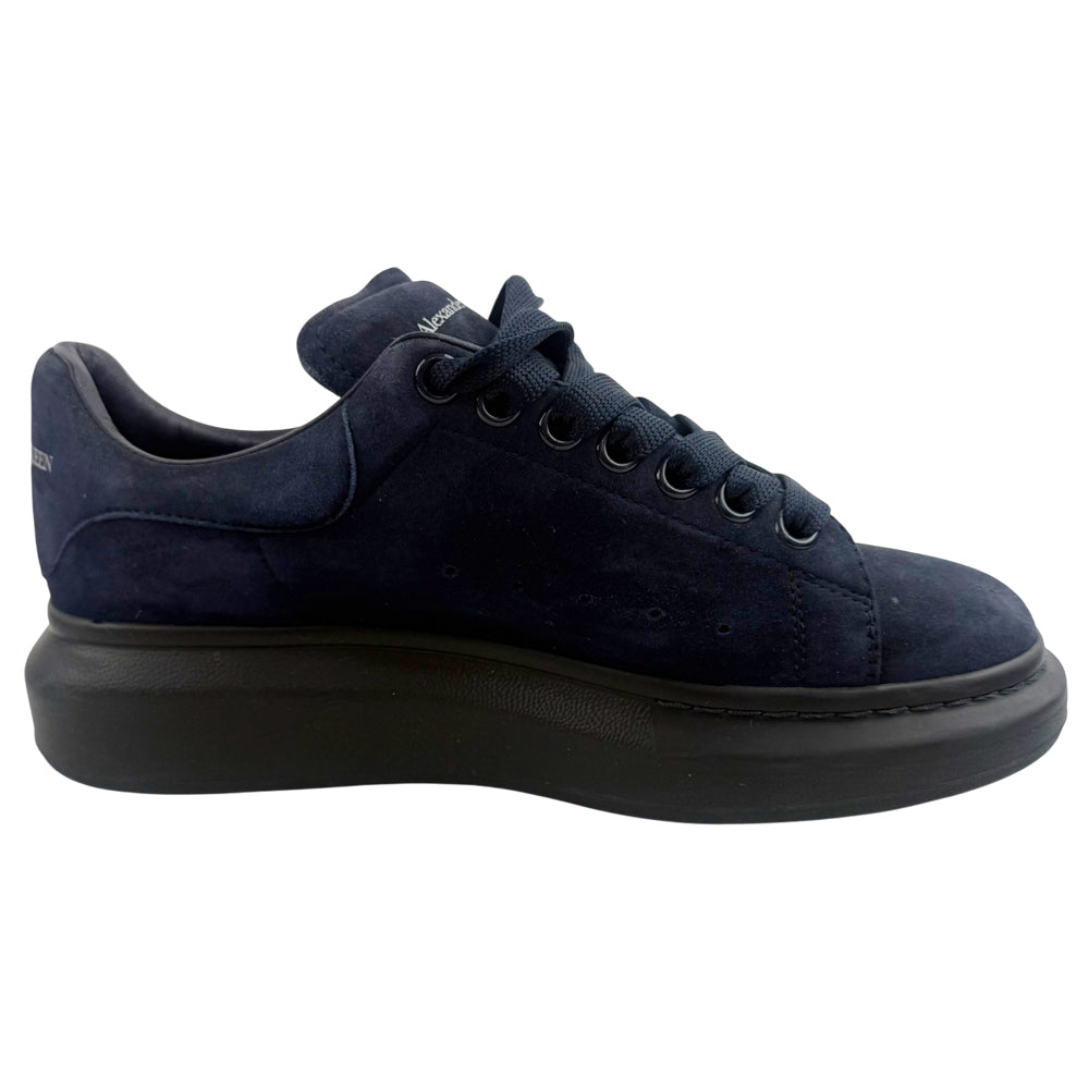 ALEXANDER McQUEEN Blue Suede Trainers Size 6 LHQ1362