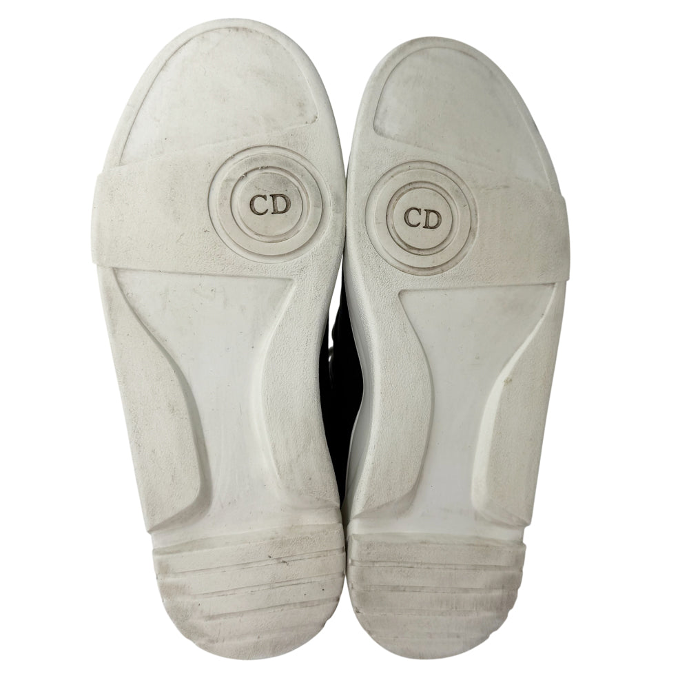 CHRISTIAN DIOR B17 Navy Canvas Trainers Size 6 LHQ1367