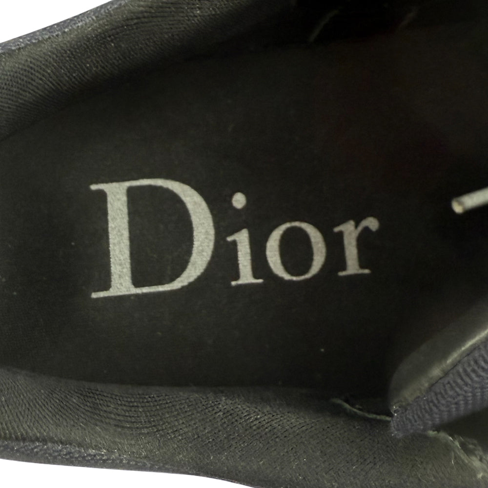 CHRISTIAN DIOR B17 Navy Canvas Trainers Size 6 LHQ1367