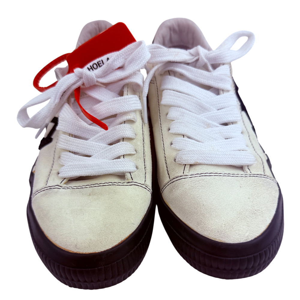 OFF WHITE Cream & Black Trainers Size 5 UK LHQ1375